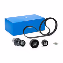 V-ribbed belt set; SKF; for BMW; 11287556251, 11287800333, 11287800341, 11287800562, 11288506993