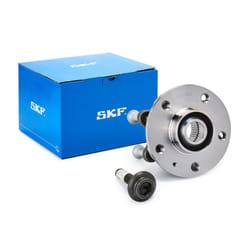 SKF VKBA 6649 F Wheel bearing kit with flange, with integrated ABS sensor AUDI: A4 B8 Saloon, A6 C7 Avant, A4 B8 Avant, PORSCHE: Macan