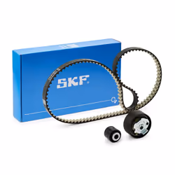 Timing belt kit; SKF; 118 with rounded tooth profile; for PEUGEOT, CITROËN, VAUXHALL, DS, TOYOTA; 1608684280, 1608887680, 160 ...