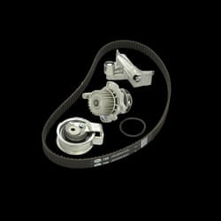 SKF VKMC 06104 Water Pump + Timing Belt Kit 126 with rounded tooth profile RENAULT: CLIO 3, MEGANE 3 Coupe, MEGANE 3