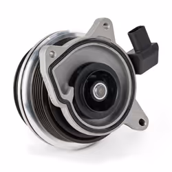 SKF VKPC 81207 Water pump with gaskets/seals with magnetic clutch Plastic for V-ribbed belt use VOLKSWAGEN: Touran I, Polo V Hatchback, Golf 5