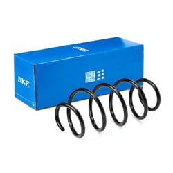 SKF VKDL 31004 Coil spring Front Axle Coil spring with constant wire diameter pink, blue, Orange without sleeve VOLKSWAGEN: Golf 5, GOLF 6, Golf 6