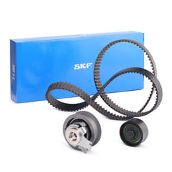 SKF VKMA 01281 Timing belt kit 163 with rounded tooth profile VOLKSWAGEN: Polo V Hatchback, Golf 7, CADDY 4 Kasten, SKODA: Octavia 3 Schrägheck