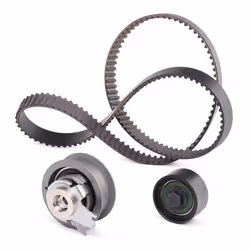 SKF VKMA 01281 Timing belt kit 163 with rounded tooth profile VOLKSWAGEN: Polo V Hatchback, Golf 7, CADDY 4 Kasten, SKODA: Octavia 3 Schrägheck