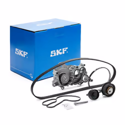 Water Pump + Timing Belt Kit; SKF; with gaskets/seals 163 Plastic; for VOLKSWAGEN, SEAT, SKODA, VW; 04C109244B, 04C109244D, 0 ...