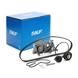 SKF VKMC 01283 Water Pump + Timing Belt Kit with gaskets/seals 163 Plastic VOLKSWAGEN: Polo V Hatchback, Polo VI, up! Hatchback, SEAT: Ibiza 4