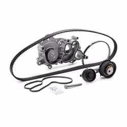 SKF VKMC 01283 Water Pump + Timing Belt Kit with gaskets/seals 163 Plastic VOLKSWAGEN: Polo V Hatchback, Polo VI, up! Hatchback, SEAT: Ibiza 4