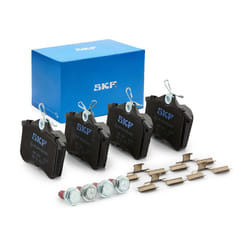 SKF VKBP 90001 Brake pad set not prepared for wear warning indicator with accessories AUDI: A3 Sportback, A4 B7 Avant, A3 Hatchback