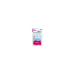 0.4mm Pink Tepe Interdental Brushes - Brush 04mm 6 Pack Size -  tepe interdental brush 04mm 6 pink pack brushes size