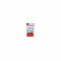 0.5mm Red Tepe Interdental Brushes - Pack 6 Brush 2 Size 05mm - tepe pack 6 red interdental brush 2 size brushes 05mm