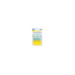 0.7mm Yellow Tepe Interdental Brushes - Brush 6 07mm Size Pack 4 Iso -  tepe interdental brush 6 yellow 07mm size pack 4 brushes iso
