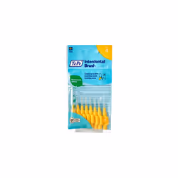 Original Yellow Interdental Brush (ISO Size 4 0.7 mm)/For easy and thorough cleaning of interdental spaces/ 1 interdental bru ...