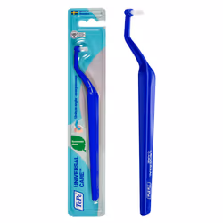 TEPE Angled Soft Bristle Toothbrush, Orthodontic Toothbrush for Braces, Small Head Toothbrush for Retainers, Implants, Univer ...