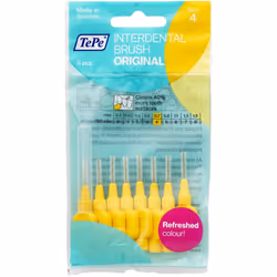 TePe Interdental Brushes 0.7 mm Size 4 original - Pack of 8