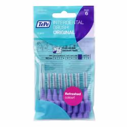 TePe Interdental Brush Purple 1.10mm - Pack of 8 Brushes