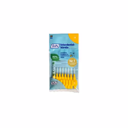 TePe Original Yellow Interdental Brush (ISO Size 4 0.7 mm)/For easy and thorough cleaning of interdental spaces/ 1 interdenta ...