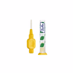 TePe Original Yellow Interdental Brush (ISO Size 4 0.7 mm)/For easy and thorough cleaning of interdental spaces/ 1 interdental brush