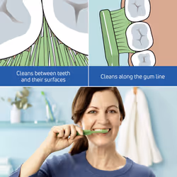 TEPE Good Soft-Bristle Toothbrush for Adults and Teens  Pack of 1  Regular