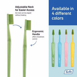 TEPE Good Soft-Bristle Toothbrush for Adults and Teens  Pack of 1  Regular
