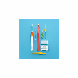 TEPE Orthodontic Kit, 10pcs Oral Care kit for Cleaning Braces and Implants, Interdental Cleaning Tools, Good for Teeth Cleaning Plaque Removal, Dental