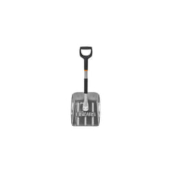 Auto Snow Shovel Length 71 cm Aluminium BlackSilver 1000740