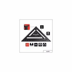 257010 Metric Rafter Square 18cm