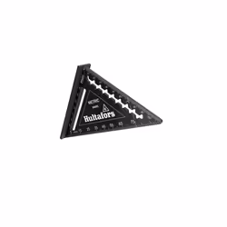 5-in-1 try square 110 mm I Hultafors I Carpenter's square CNC milled from aluminium I Carpenter's square for marking, measuri ...