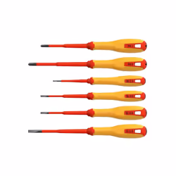 Hultafors - VDE Phillips & Slotted Screwdriver Set, 6 Piece