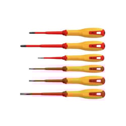 Hultafors - VDE Phillips & Slotted Screwdriver Set, 6 Piece
