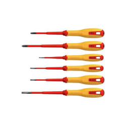 Hultafors - VDE Pozidriv & Slotted Screwdriver Set, 6 Piece