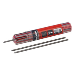 Hultafors Refill Set 650110, 10 Refills (Graphite) for Deep Hole Marker HDM in Practical Dispenser Packaging with Clip (Graphite)