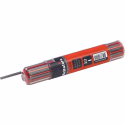 Hultafors Refill Set 650110, 10 Refills (Graphite) for Deep Hole Marker HDM in Practical Dispenser Packaging with Clip (Graphite)