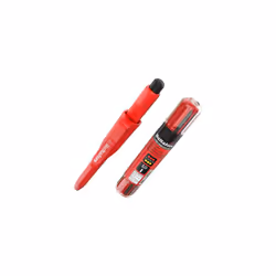 Professional deep hole marker set incl. 10 refills (red, yellow & graphite) & sharpener I I Dry marker & dispenser with non-s ...