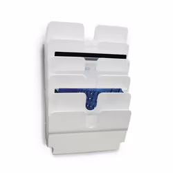 Durable FLEXIPLUS, 6 shelves, White, A4, 340 mm, 100 mm, 520 mm