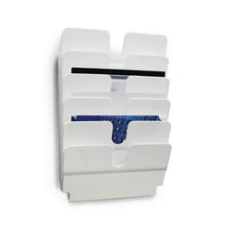 Durable FLEXIPLUS literature rack 6 shelves White