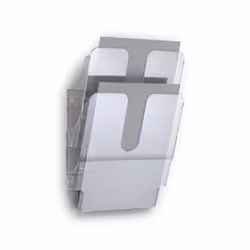 Literature holder in a modern design for displaying and presenting A4 format information. Includes 2 A4 portrait compartments ...