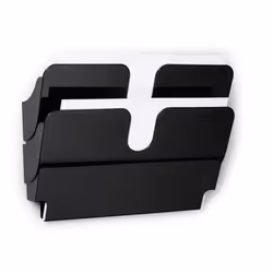 Literature holder in a modern design for displaying and presenting A4 format information. Includes 2 A4 A4 landscape compartm ...