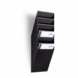 Durable FLEXIBOXX, 6 shelves, Black, A4, 240 mm, 135 mm, 690 mm