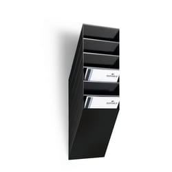 Durable FLEXIBOXX literature rack 6 shelves Black