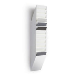 Durable FLEXIBOXX literature rack 12 shelves White