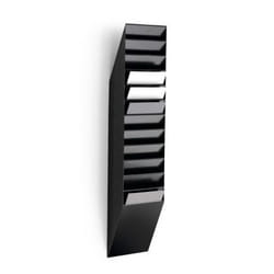Durable 1709763060 literature rack 1 shelves Black