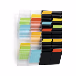 Durable FLEXIBOXX literature rack 12 shelves Transparent