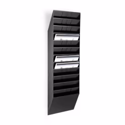 Durable FLEXIBOXX literature rack 12 shelves Black - Additional view 2