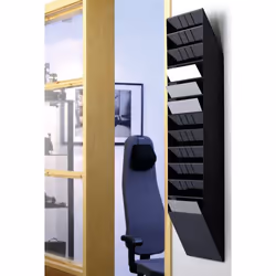 Durable FLEXIBOXX literature rack 12 shelves Black - Additional view 3