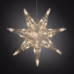 Konstsmide 6110-103, Light decoration figure, Transparent, Plastic, IP20, 32 bulb(s), LED