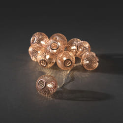 Konstsmide Light set copper metal balls Light decoration chain 10 bulb(s) LED 0.6 W