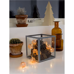 Konstsmide Light set copper metal balls Light decoration chain 10 bulb(s) LED 0.6 W