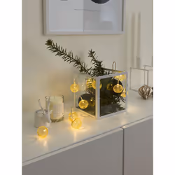Konstsmide Light set copper metal balls Light decoration chain 10 bulb(s) LED 0.6 W