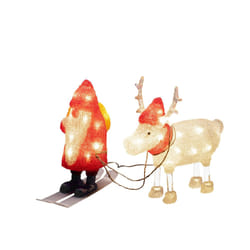 Konstsmide Acrylic Santa&Reindeer Light decoration figure 40 bulb(s) LED 3.6 W G