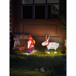Konstsmide Acrylic Santa&Reindeer Light decoration figure 40 bulb(s) LED 3.6 W G